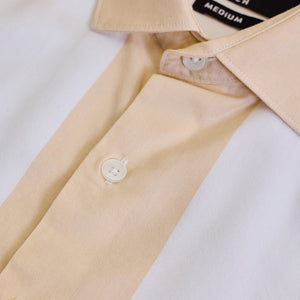 Yellow Stripes Slim Fit Shirt