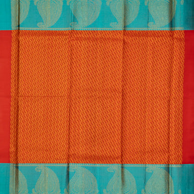 Bubblegum Pink Handloom Kanchipuram Silk Saree With Annam Buttas