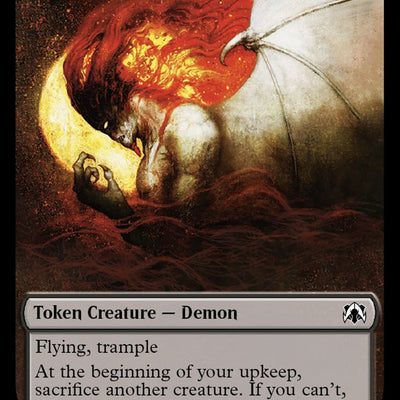 Angel Token (03) // Demon Token (18) [March of the Machine: Commander: Tokens] [Non-Foil]