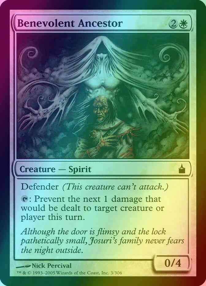 Benevolent Ancestor [3] [Ravnica City Of Guilds] [Foil]