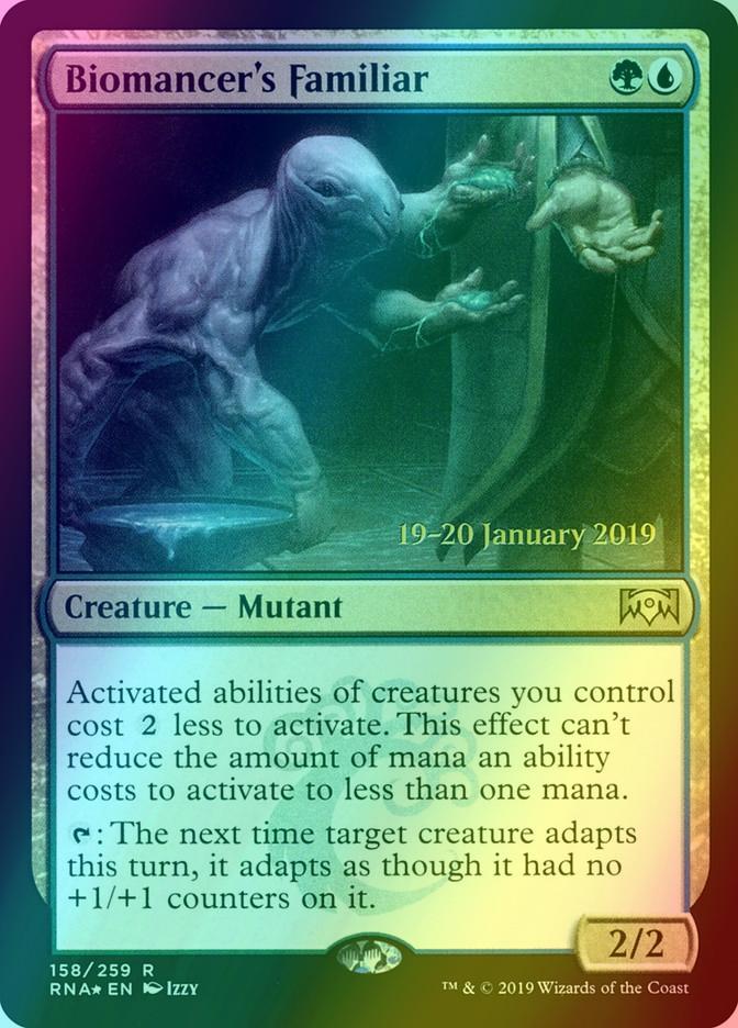 Biomancer's Familiar [158s] [Ravnica Allegiance Promos] [Foil]
