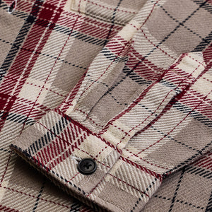 Brown Double Pocket Flannel Overshirt