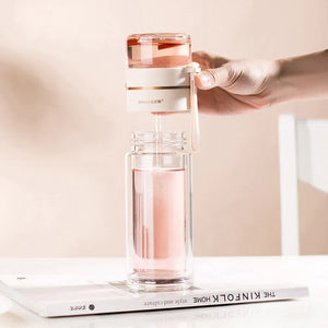 Upyoga Sense - Double-Wall Glass Tea Infuser