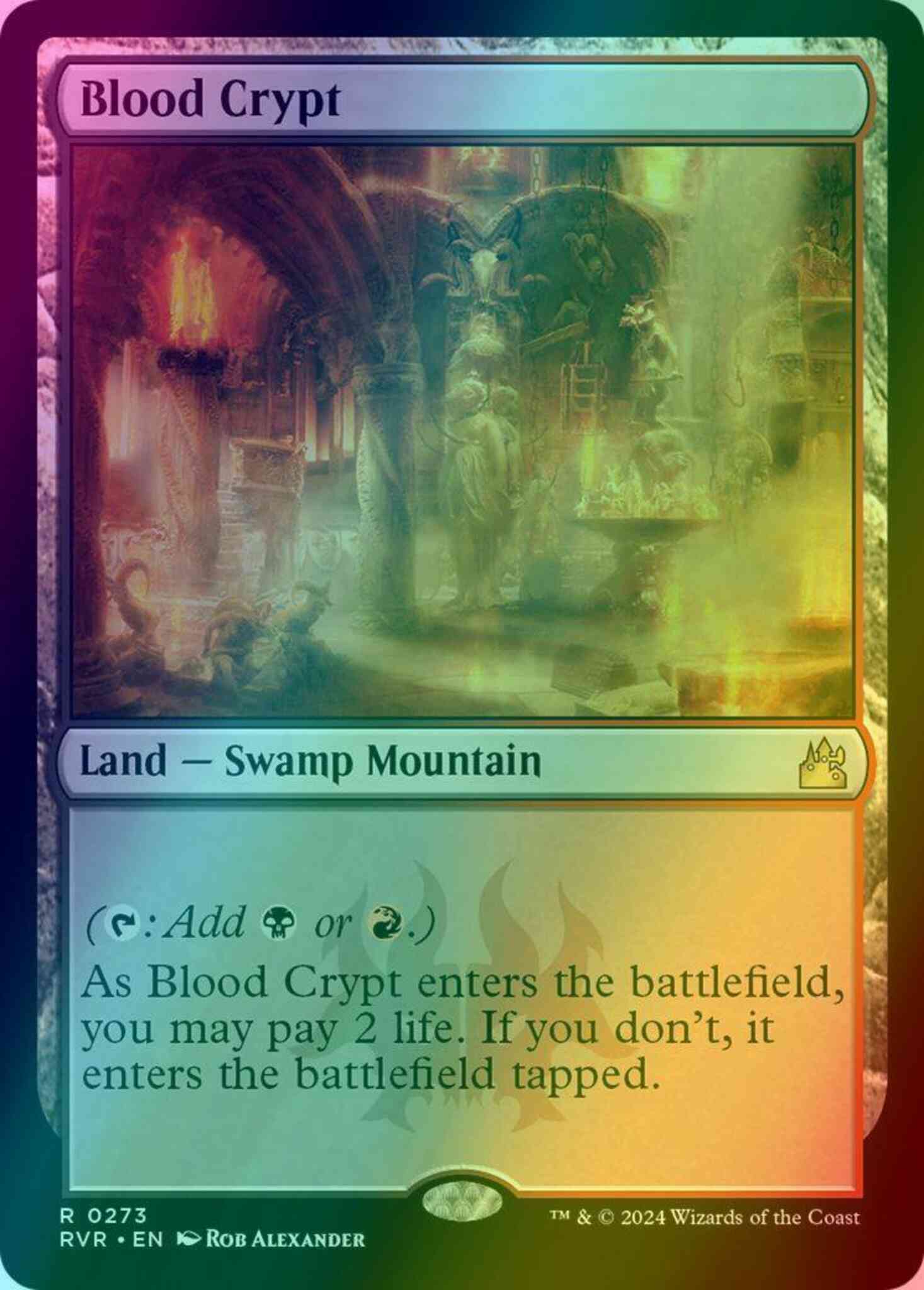 Blood Crypt [273] [Ravnica Remastered] [Foil]