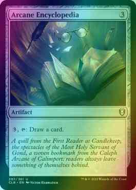 Arcane Encyclopedia [297] [Commander Legends: Battle for Baldur's Gate] [Foil]