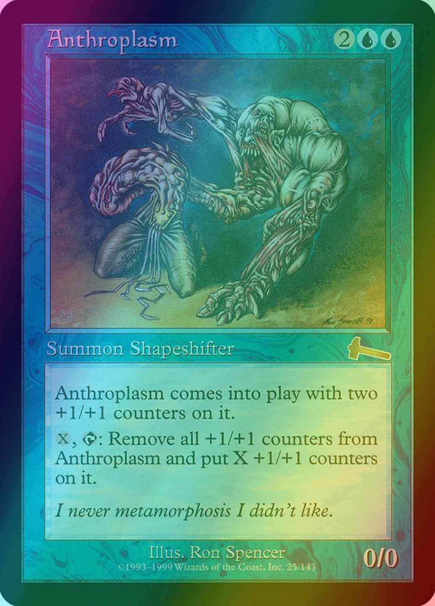 Anthroplasm [25] [Urza's Legacy] [Foil]
