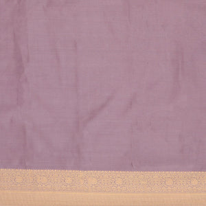 Green striped with floral motifs budget silk saree with contrast zari border & traditional zari design pallu