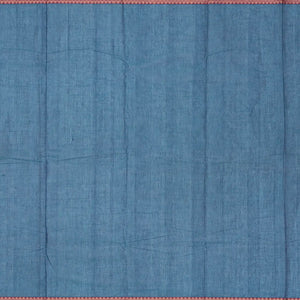 Blue Handloom Kanchi Cotton Saree With Annam & Diamond Buttas