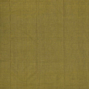 Olive Green Handloom Mangalagiri Cotton Saree With Checks