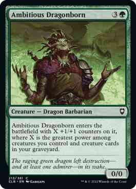 Ambitious Dragonborn [213] [Commander Legends: Battle for Baldur's Gate] [Non-Foil]