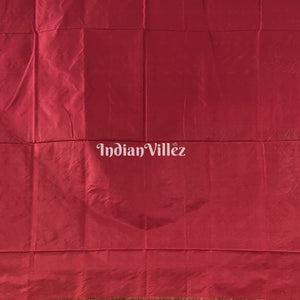 Green Red Elephant & Flower motif  Sambalpuri Ikat Silk Saree