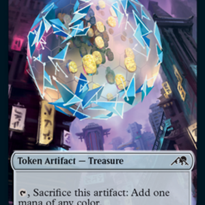 Beast Token (07) // Treasure Token (17) [Kamigawa: Neon Dynasty: Commander: Tokens] [Non-Foil]