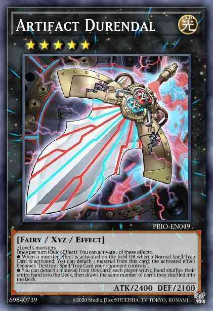 Artifact Durendal - PRIO-EN049 - Ultra Rare - 1st Edition