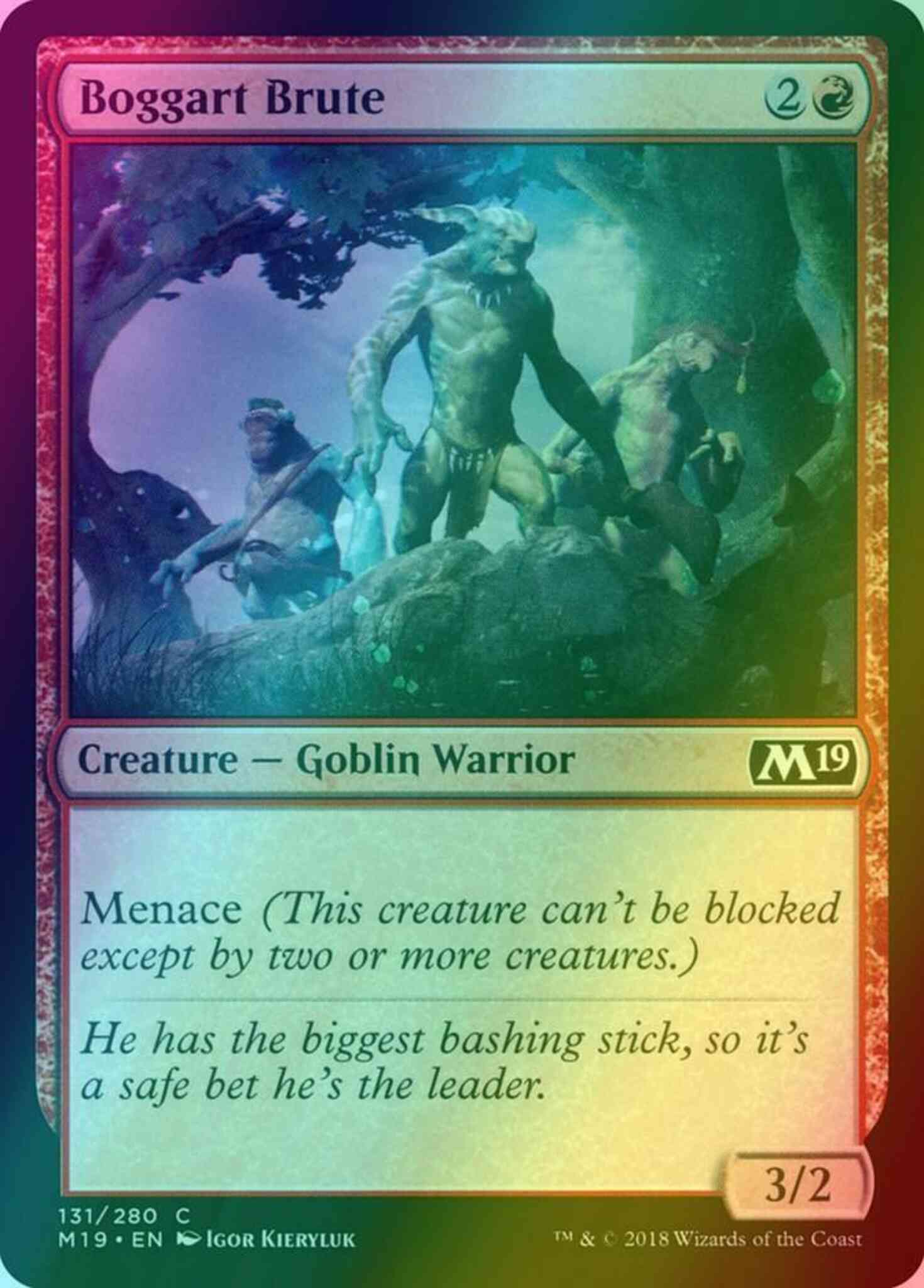 Boggart Brute [131] [Core Set 2019] [Foil]
