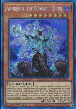 Amunessia, the Ogdoadic Queen - ANGU-EN008 - Collectors Rare - 1st Edition