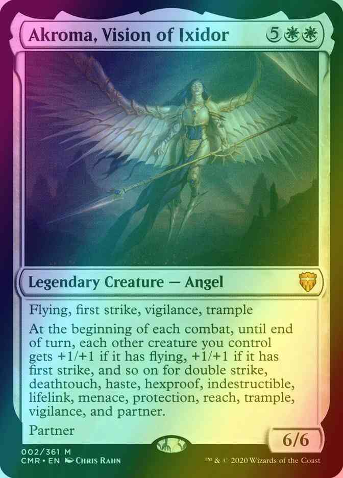 Akroma, Vision of Ixidor [2] [Commander Legends] [Foil]
