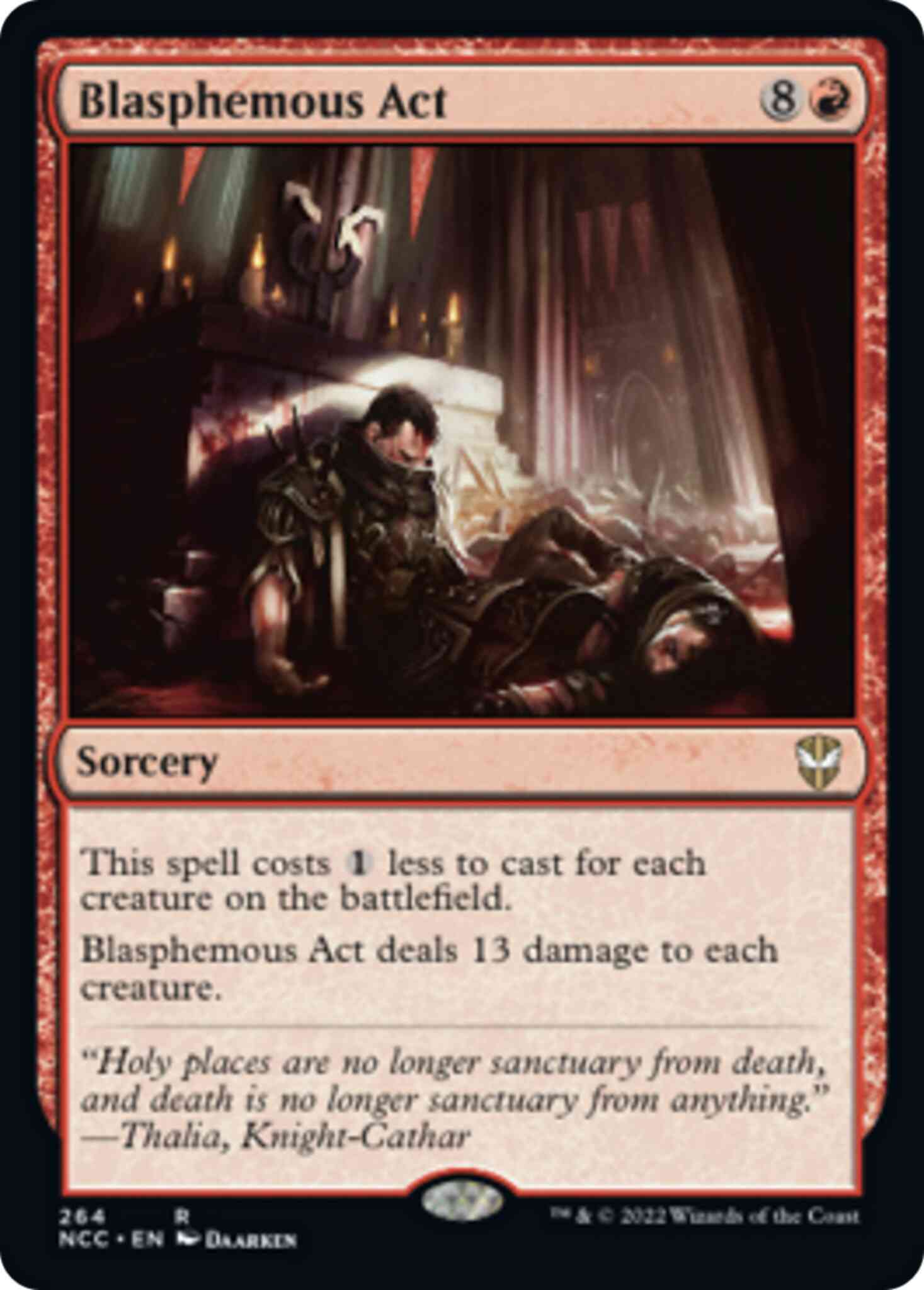 Blasphemous Act [264] [Streets of New Capenna: Commander] [Non-Foil]