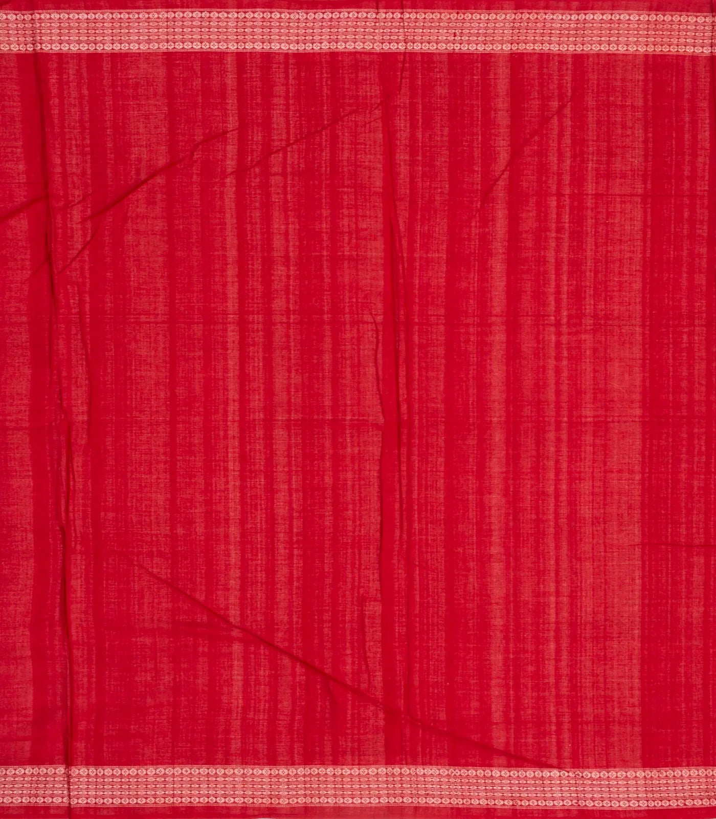 Brown Handloom Orissa Cotton Saree With Tie & Dye Floral Motifs