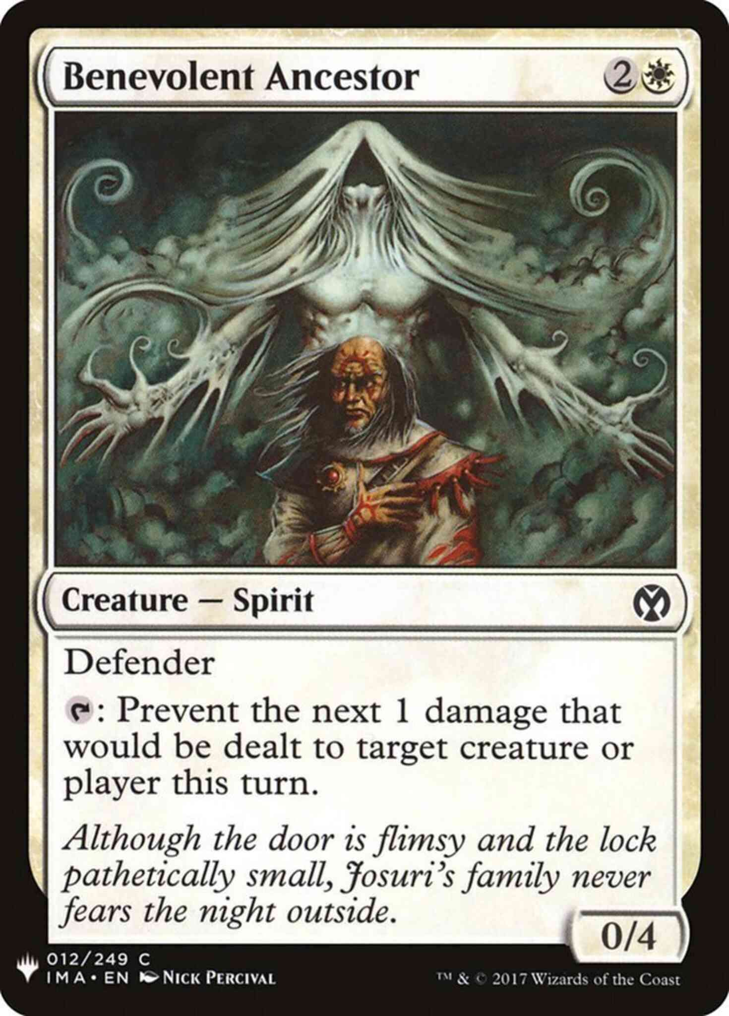 Benevolent Ancestor [IMA-12] [The List] [Non-Foil]