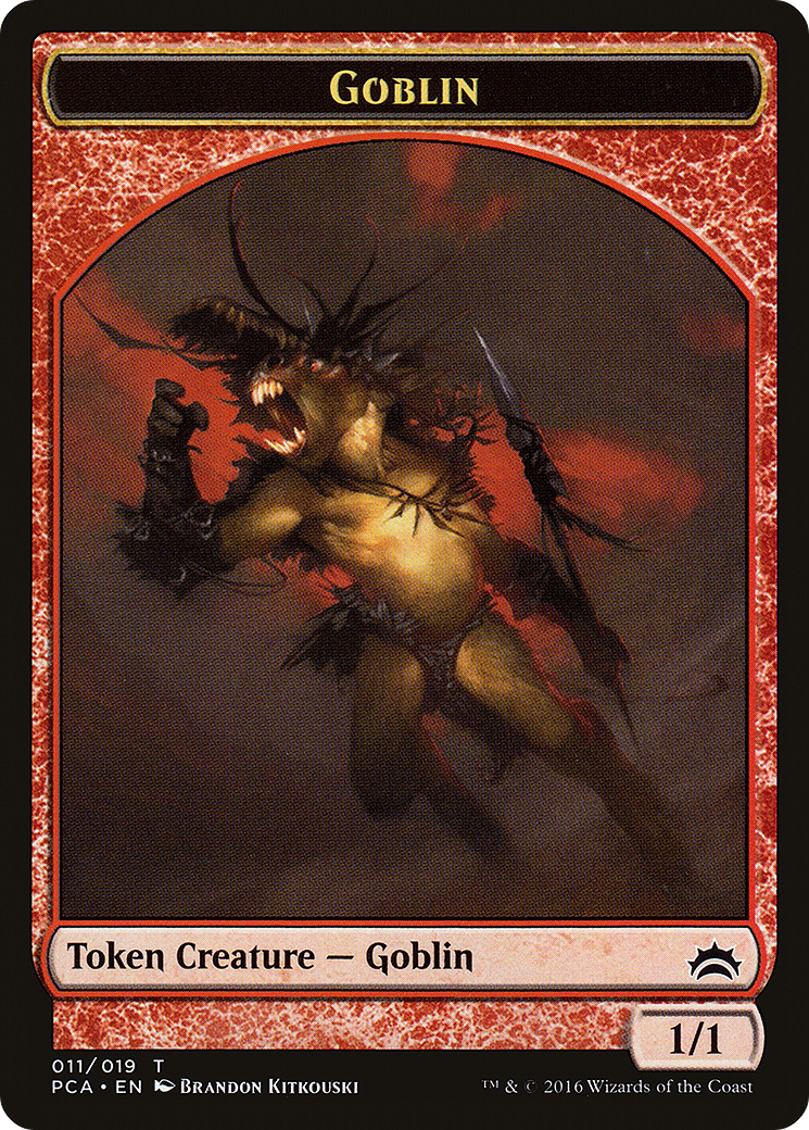 Boar Token (14) // Goblin Token (11) [Planechase Anthology Tokens] [Non-Foil]
