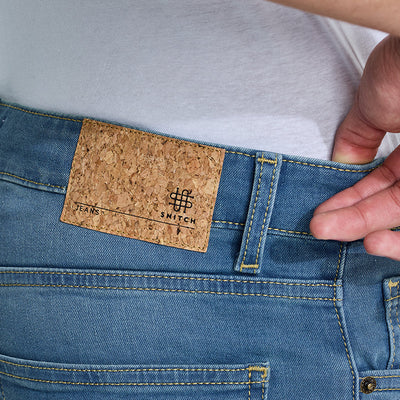 Blue Tapered Fit Jeans