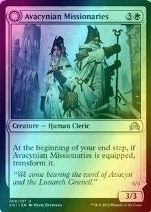 Avacynian Missionaries // Lunarch Inquisitors [6] [Shadows over Innistrad] [Foil]