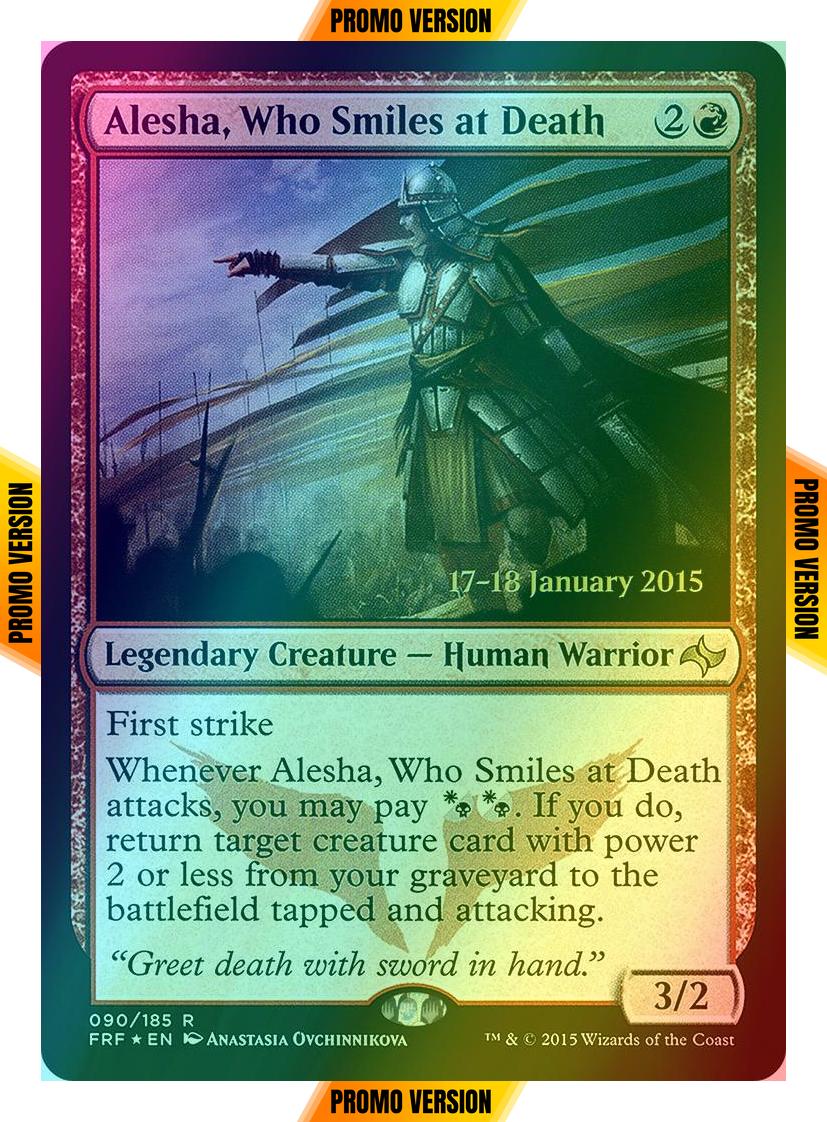 Alesha, Who Smiles at Death [90s] [Fate Reforged Promos] [Foil]