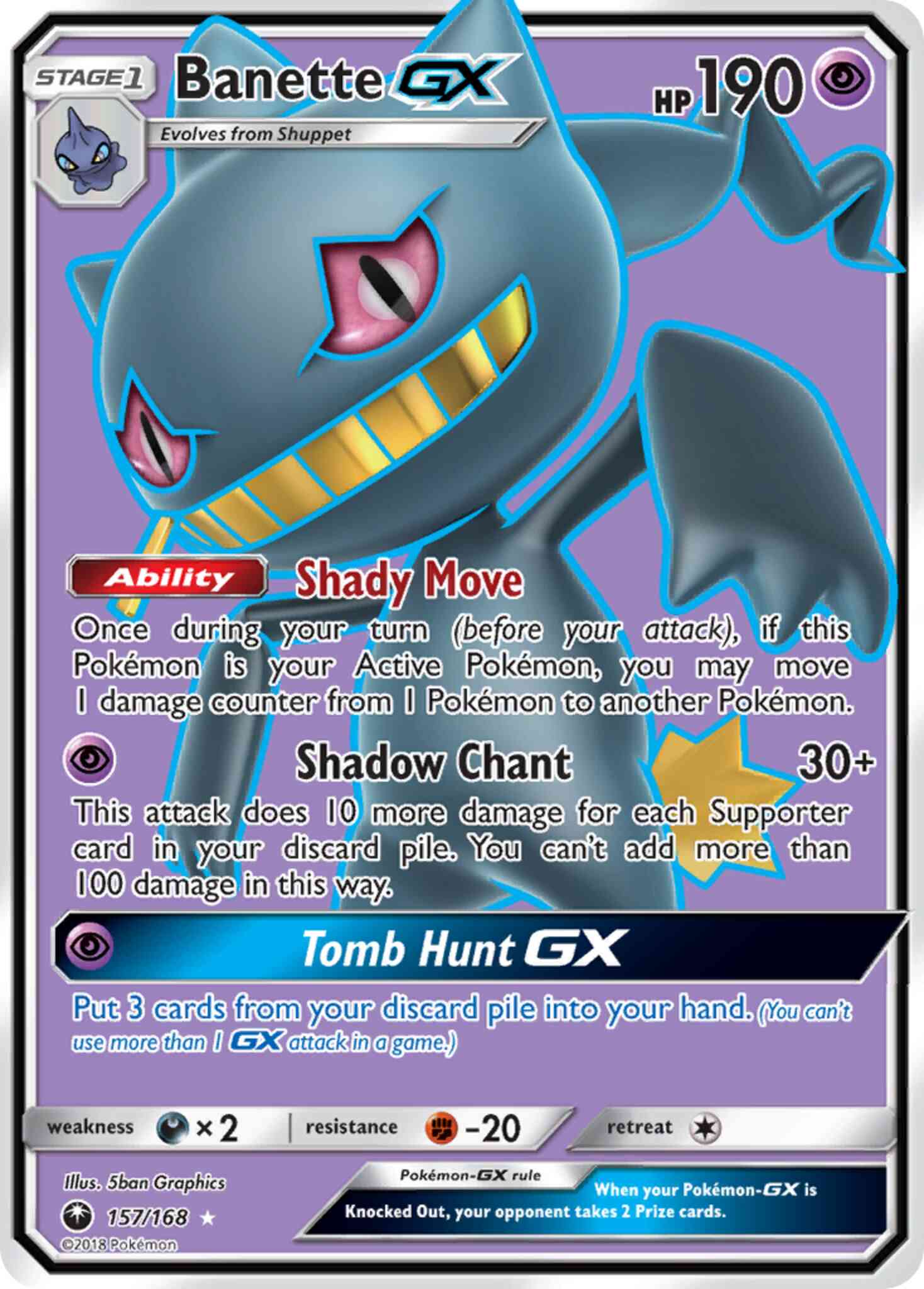 Banette-GX - 157/168 - Rare Ultra [sm7-157] [Ultra]