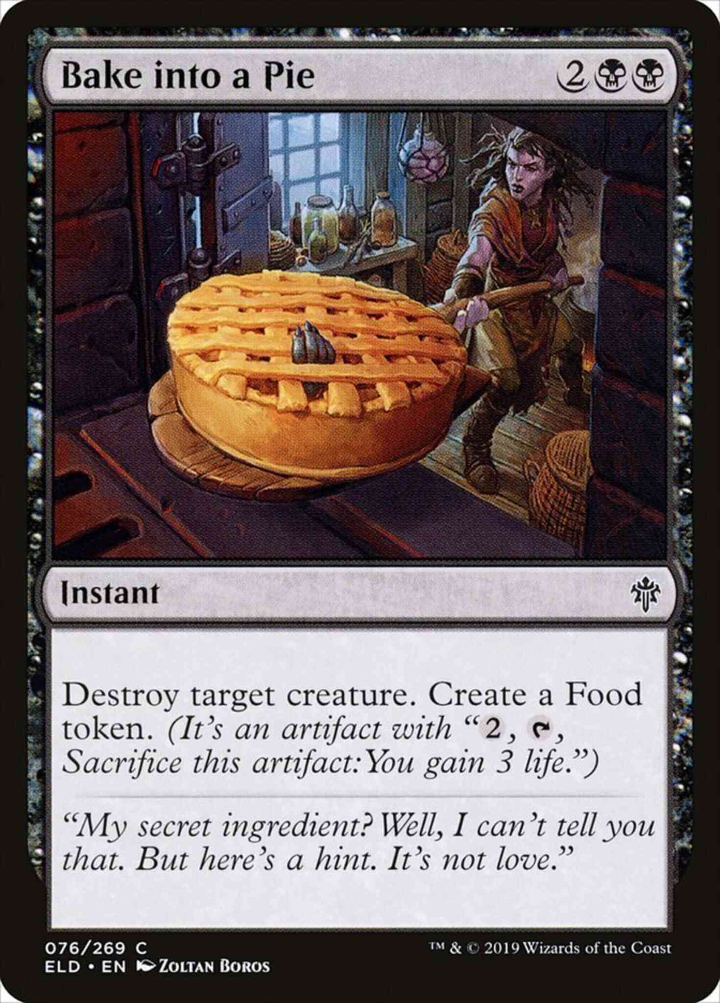 Bake into a Pie [76] [Throne of Eldraine] [Non-Foil]