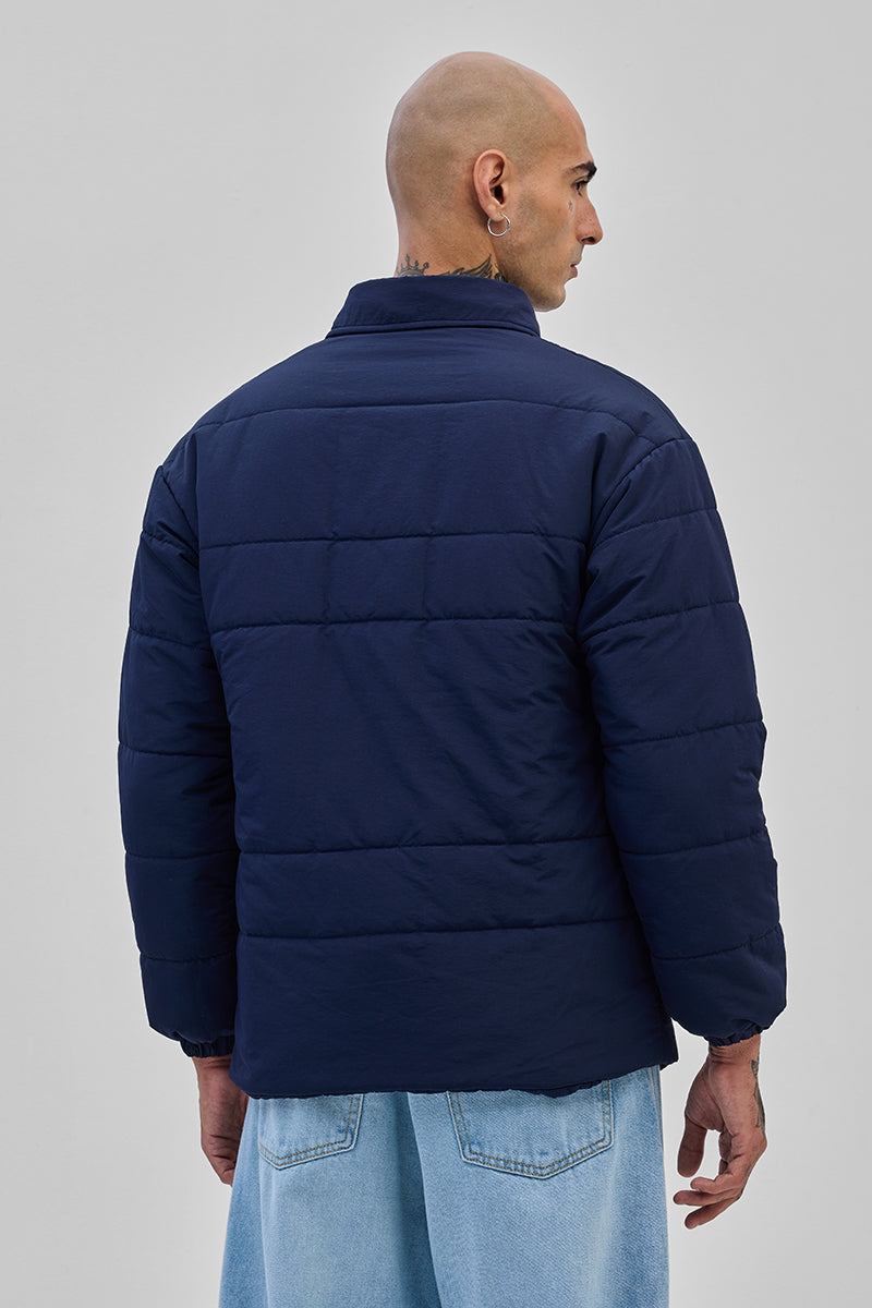 Navy Double Pocket Jacket