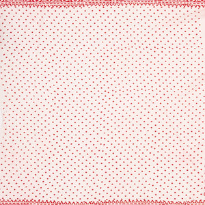 Red Woven Jaipur Cotton Saree Printed With Floral Motifs