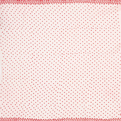 Red Woven Jaipur Cotton Saree Printed With Floral Motifs