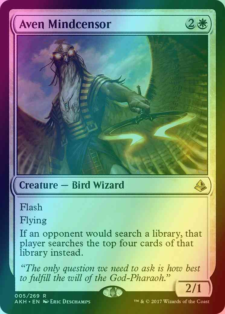 Aven Mindcensor [5] [Amonkhet] [Foil]