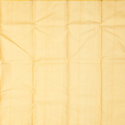 Sandal Handloom Kanchipuram Silk Saree With Zari Buttas