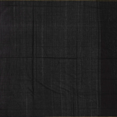 Black Orissa Cotton Saree With Tie & Dye Motifs