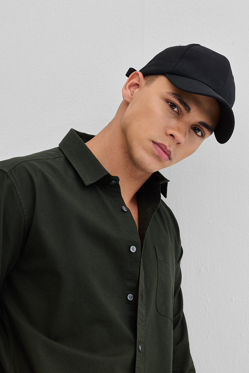 Olive Slim Fit Shirt