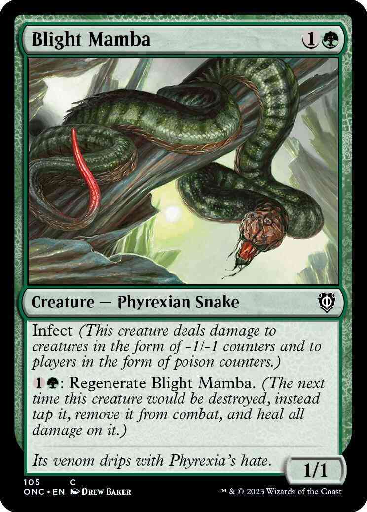 Blight Mamba [105] [Phyrexia: All Will Be One: Commander] [Non-Foil]