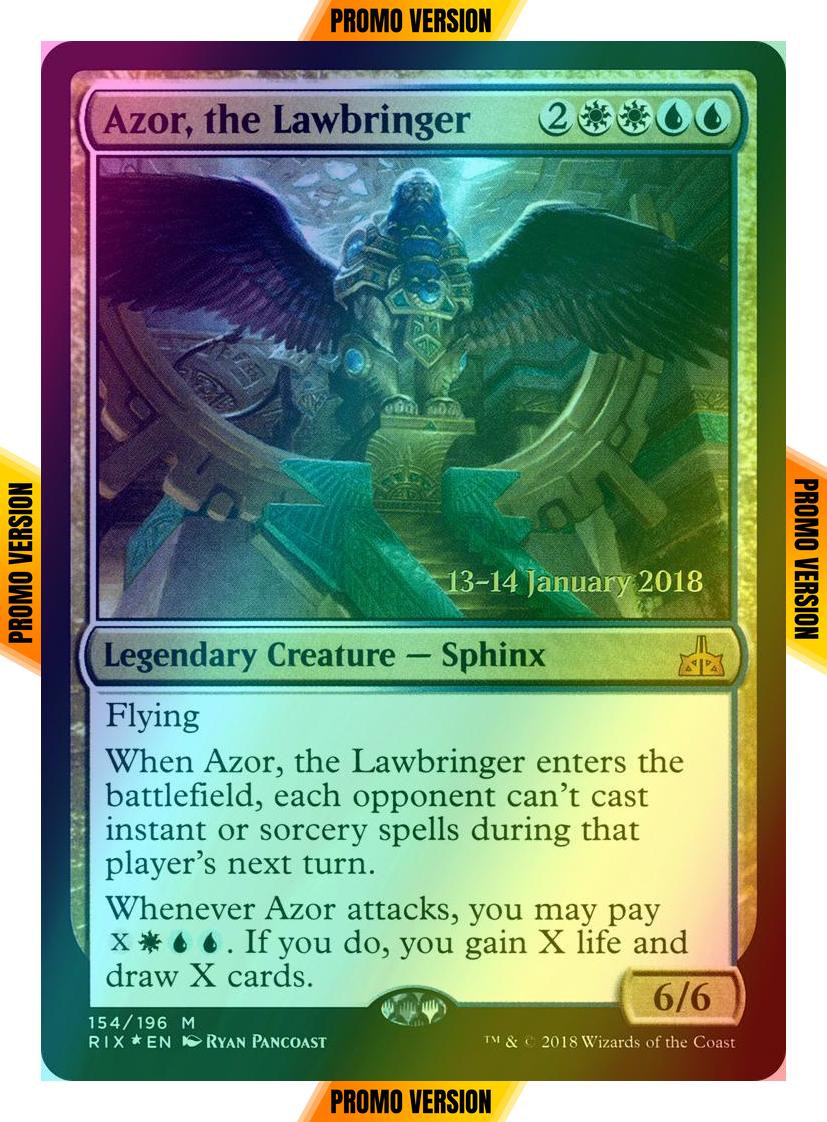 Azor, the Lawbringer [154s] [Rivals of Ixalan Promos] [Foil]
