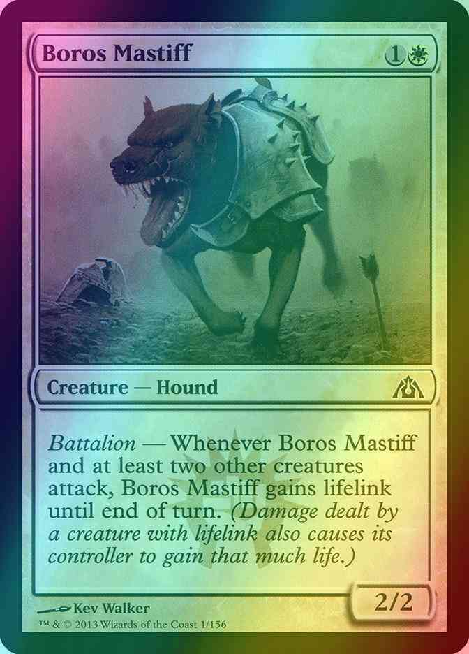 Boros Mastiff [1] [Dragon's Maze] [Foil]