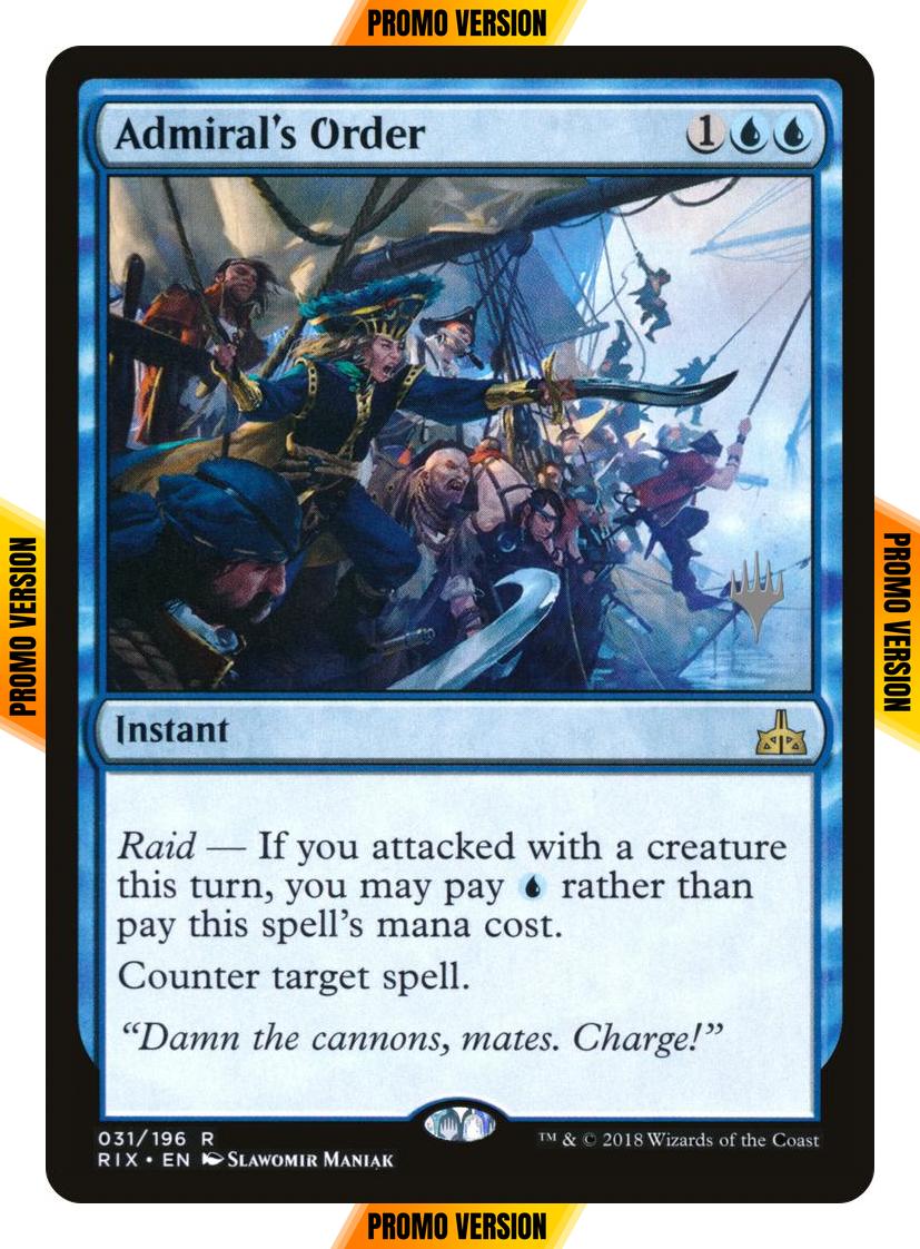 Admiral's Order [31p] [Promo Pack] [Rivals of Ixalan Promos] [Non-Foil]