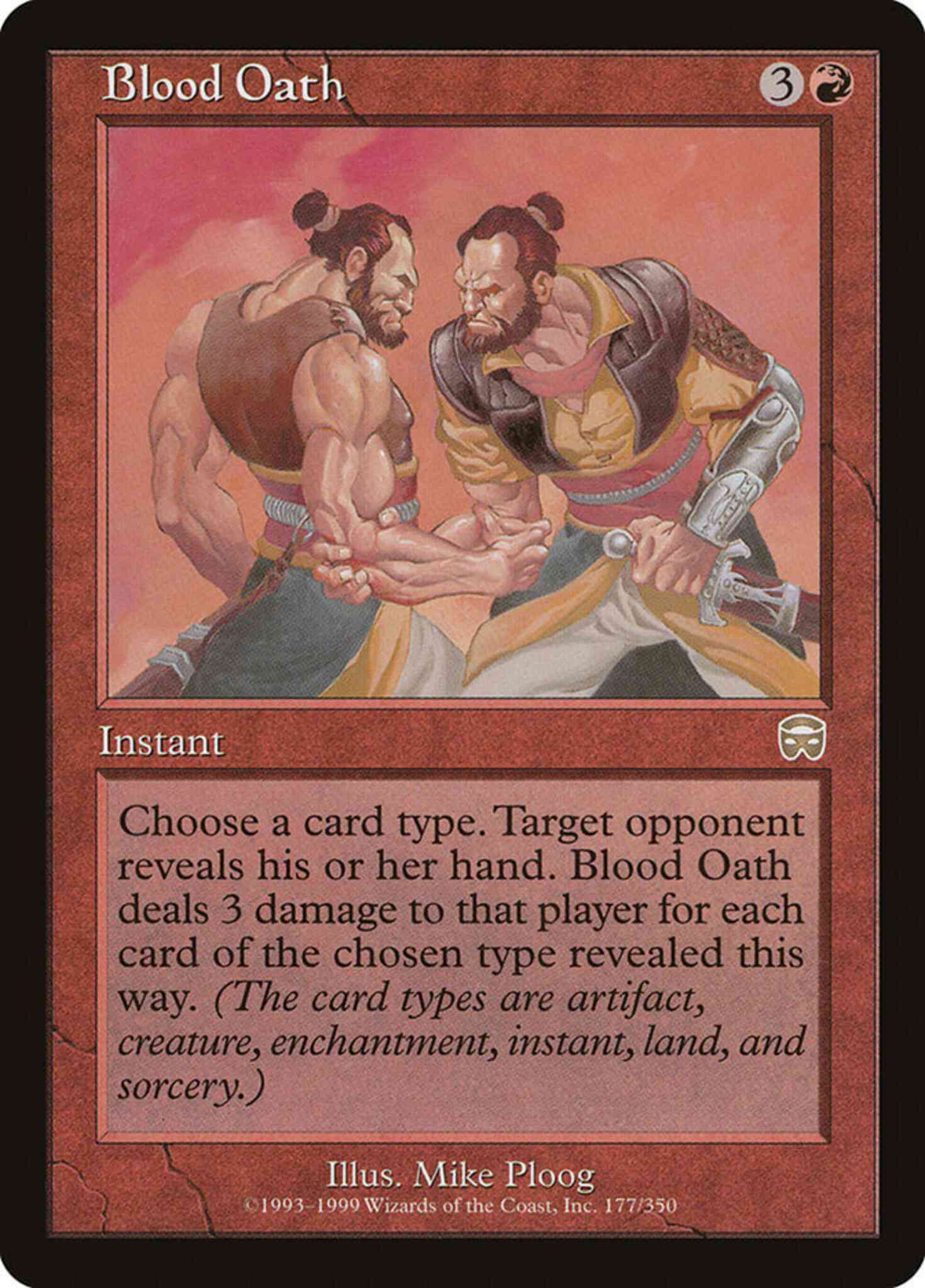 Blood Oath [177] [Mercadian Masques] [Non-Foil]