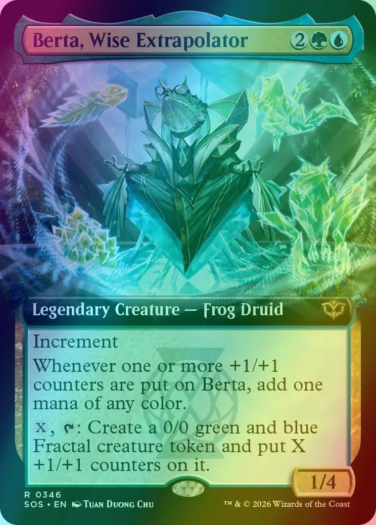 Berta, Wise Extrapolator [346] [Extended Art] [Secrets of Strixhaven] [Foil]