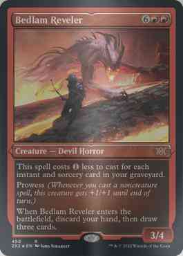 Bedlam Reveler [450] [Double Masters 2022] [Etched Foil]