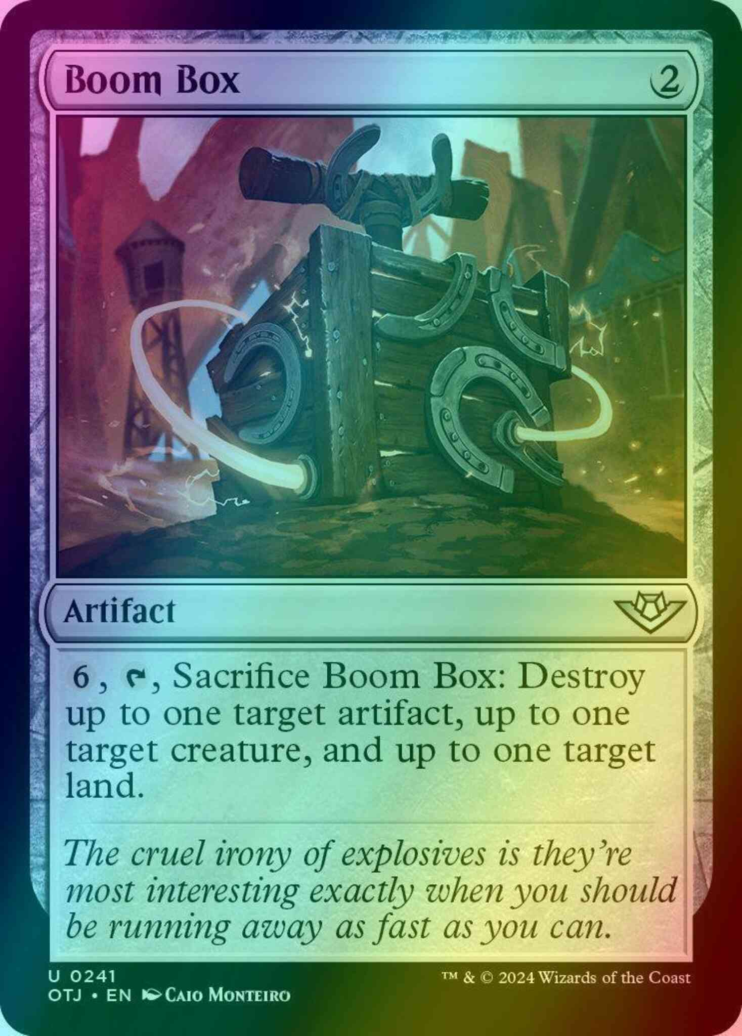 Boom Box [241] [Outlaws of Thunder Junction] [Foil]