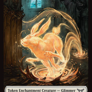 Angel Token (02) // Glimmer Token (04) [Duskmourn: House of Horror: Commander: Tokens] [Non-Foil]