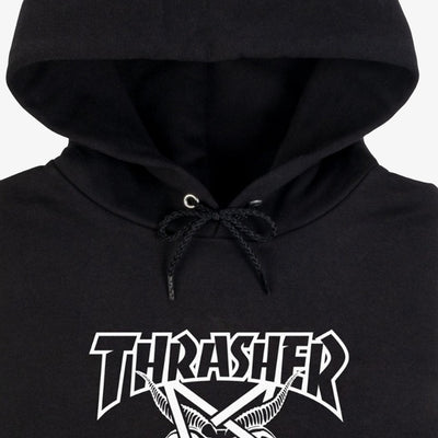 Thrasher | SKATEGOAT HOODIE  { BLACK