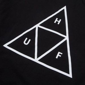 HUF | ESSENTIALS TT TEE  { BLACK