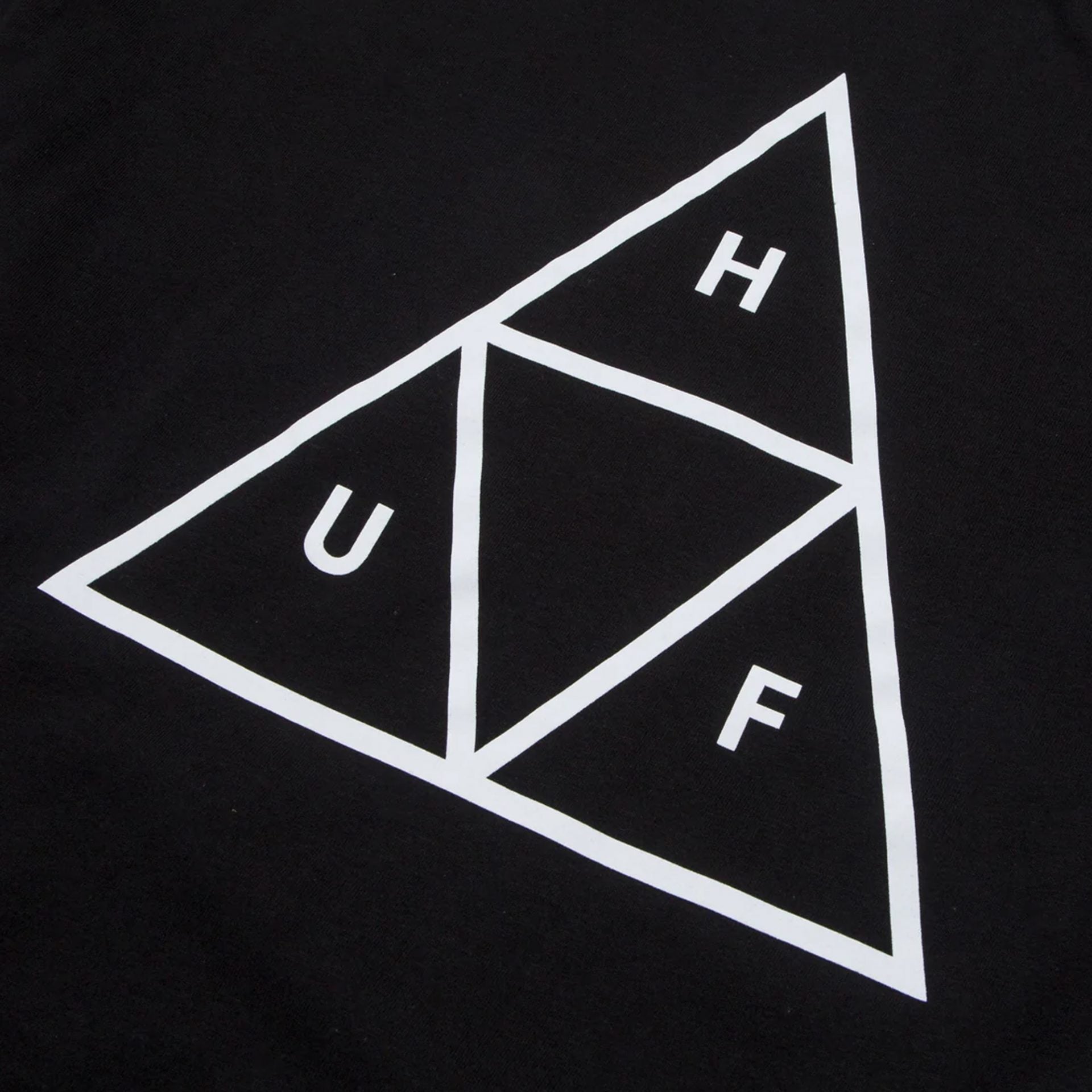 HUF | ESSENTIALS TT TEE  { BLACK