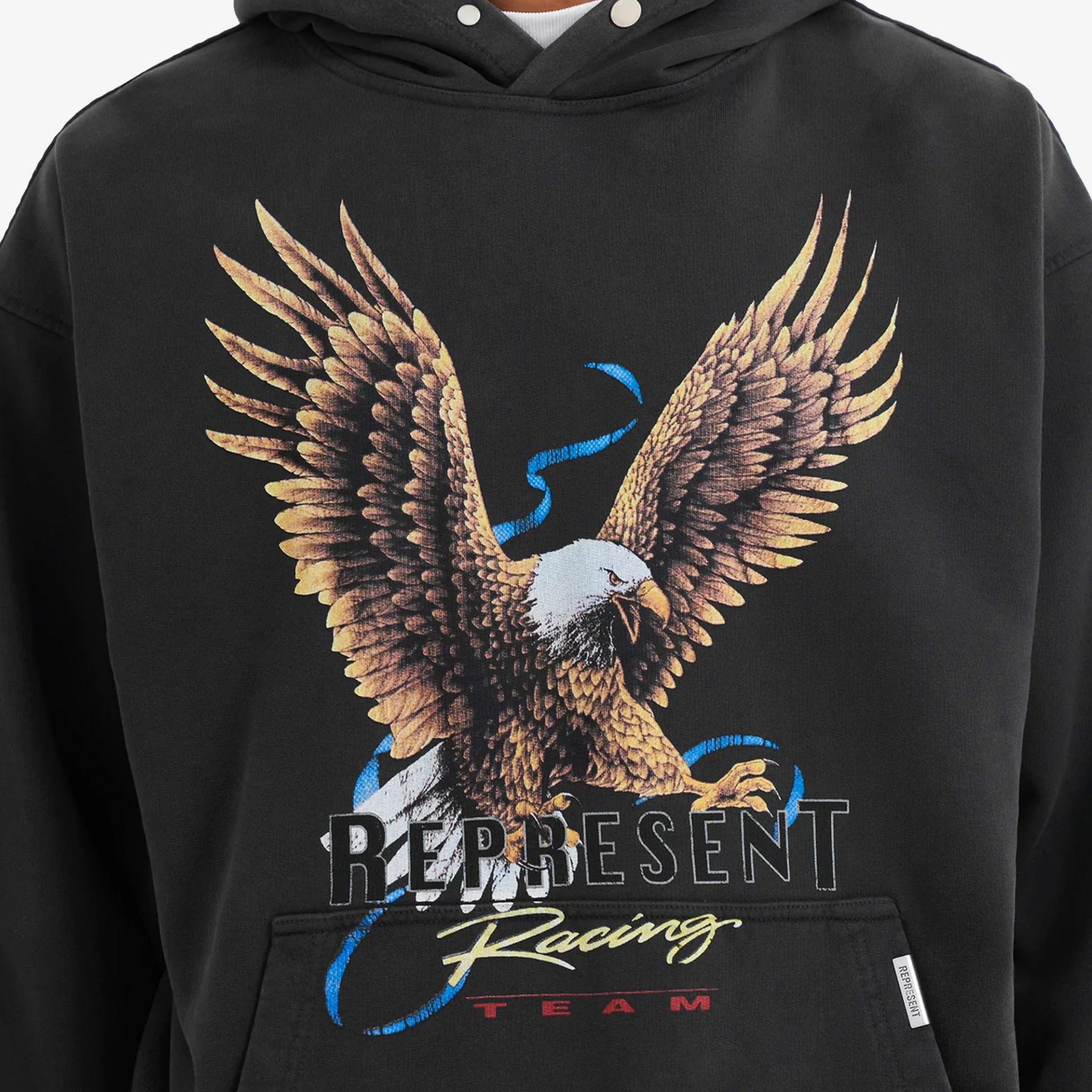 Represent | RACING TEAM EAGLE HOODIE  { BLACK