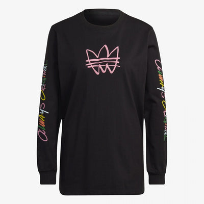 Adidas Originals | GRAPHIC LS TEE  { BLACK